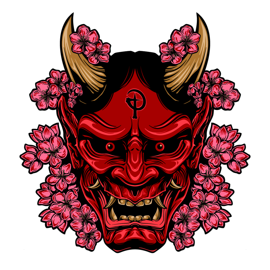 DEMON HANNYA MASK TEE